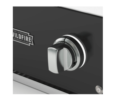 Wildfire Brushed Stainless Designer Finish Knob & Base