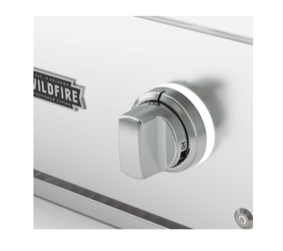 Wildfire Brushed Stainless Designer Finish Knob & Base