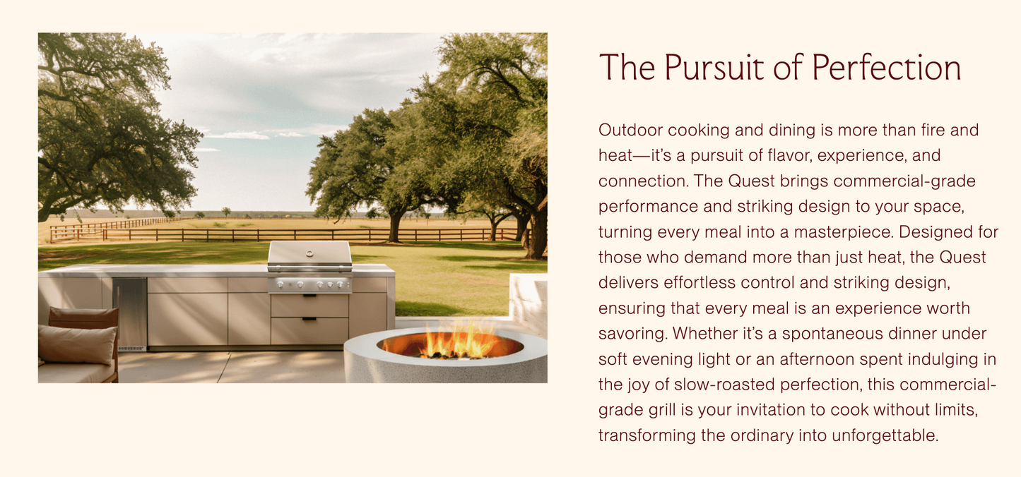 SUMMERSET™ Quest 30" Built-In Grill [2 Fuel Types]