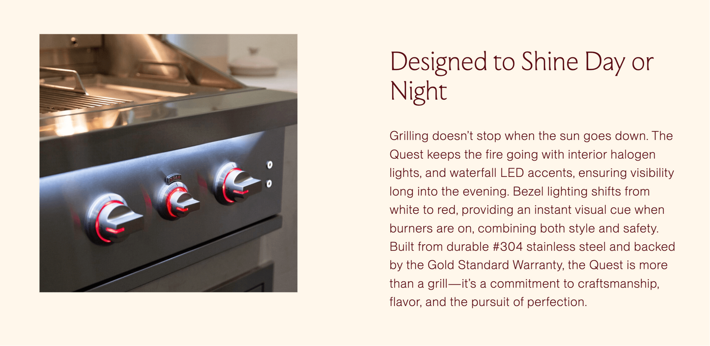 SUMMERSET™ Quest 42" Built-In Grill [2 Fuel Types]