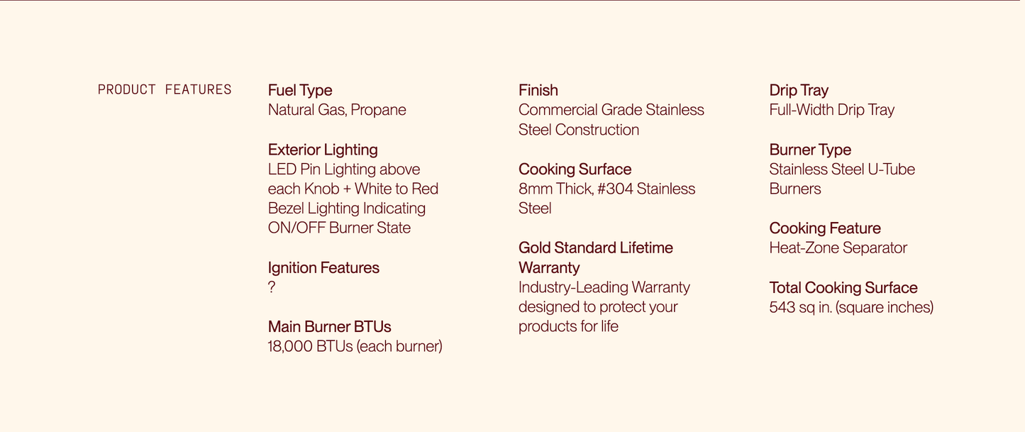 SUMMERSET™ 30" Built-In Griddle Pro [2 Fuel Types]