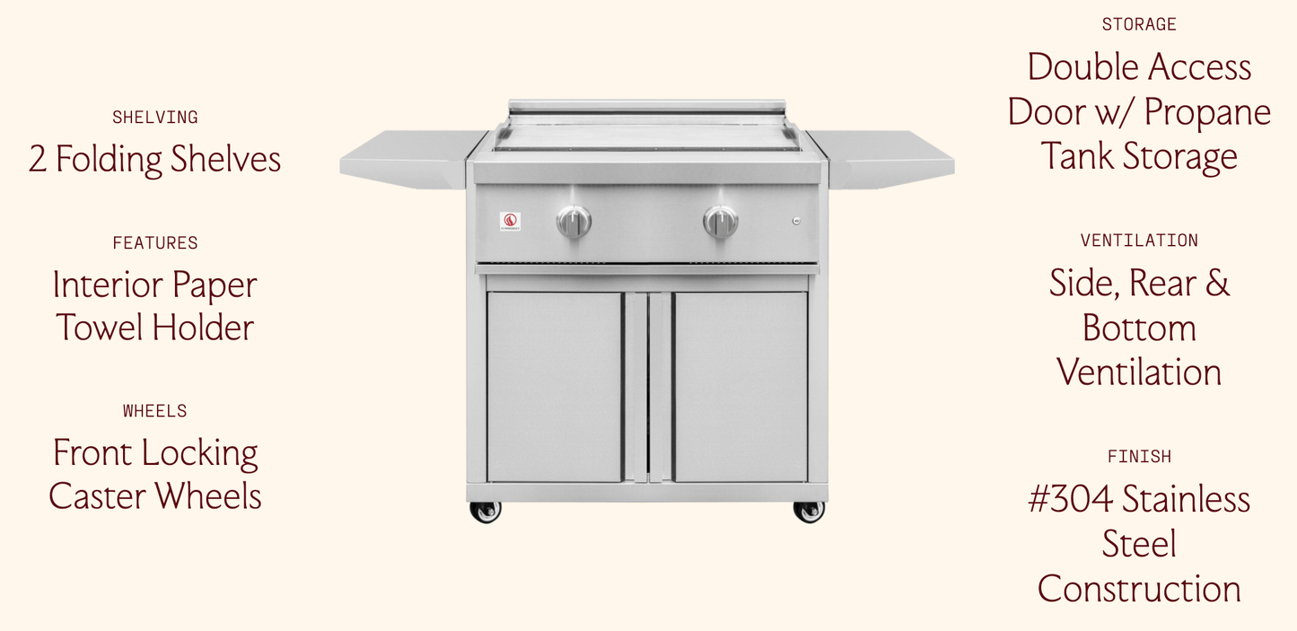 SUMMERSET™ Cart for 30" Griddle Pro