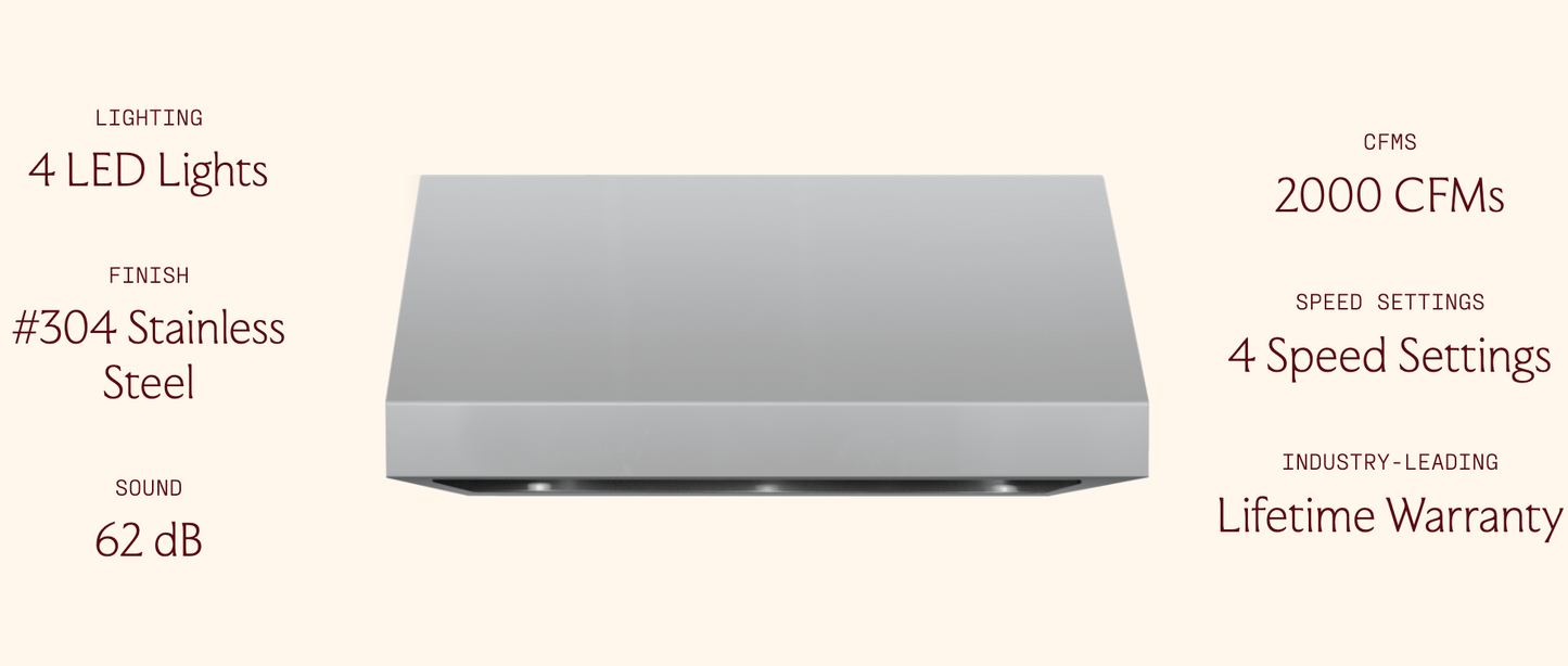 SUMMERSET™ 42″ Outdoor Vent Hood