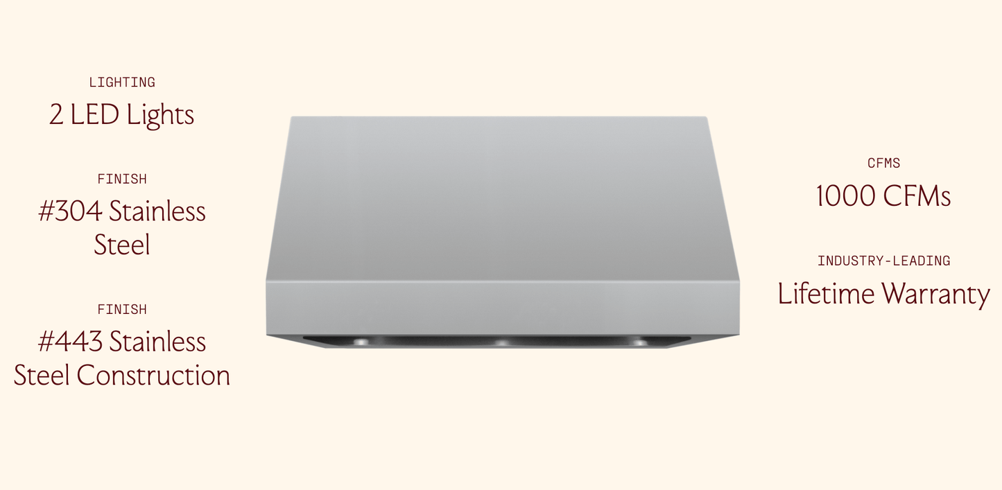 SUMMERSET™ 36″ Outdoor Vent Hood