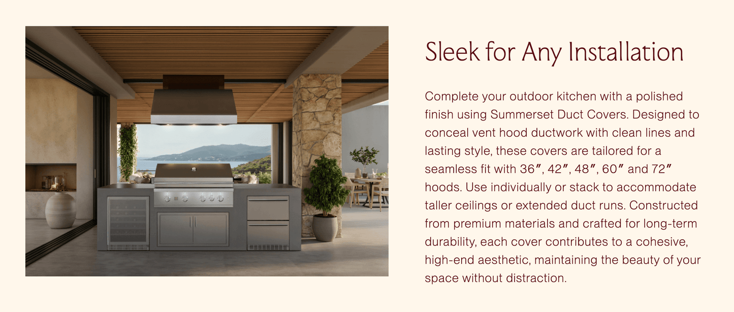 SUMMERSET™ 36″ Outdoor Vent Hood