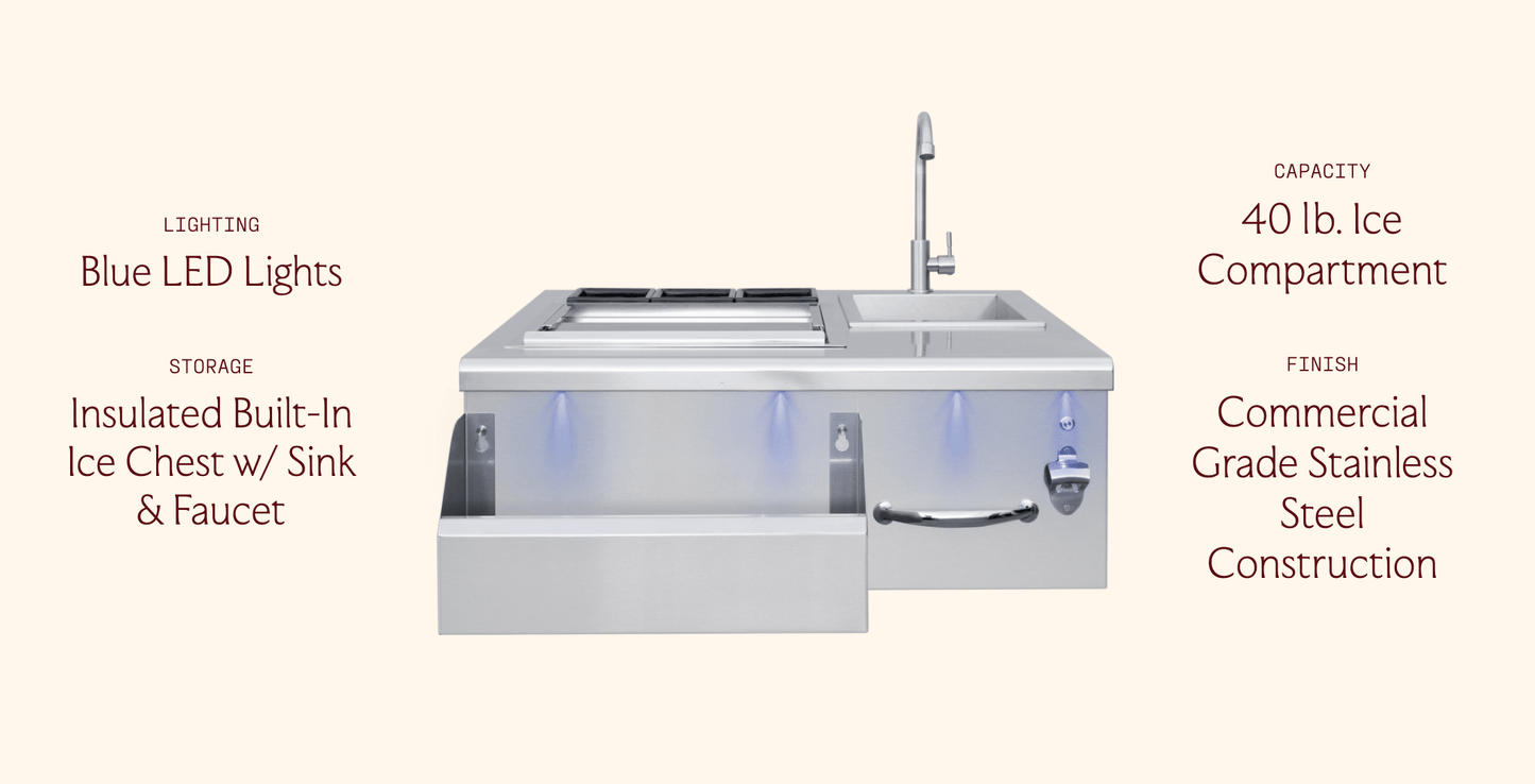 SUMMERSET™ 30″ Beverage & Prep Station