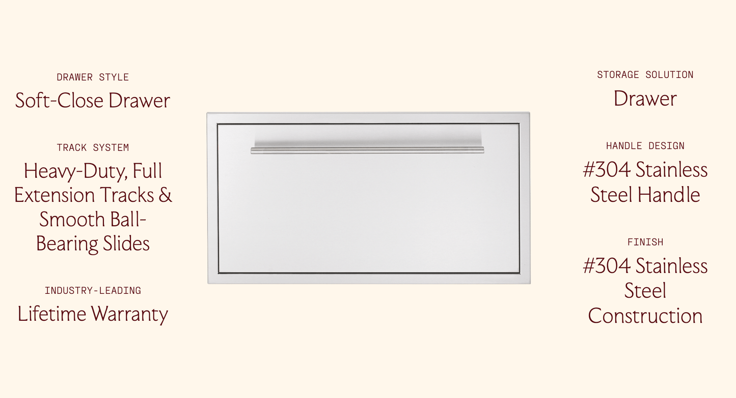 SUMMERSET™ 36″ x 20″ Large Storage Drawer