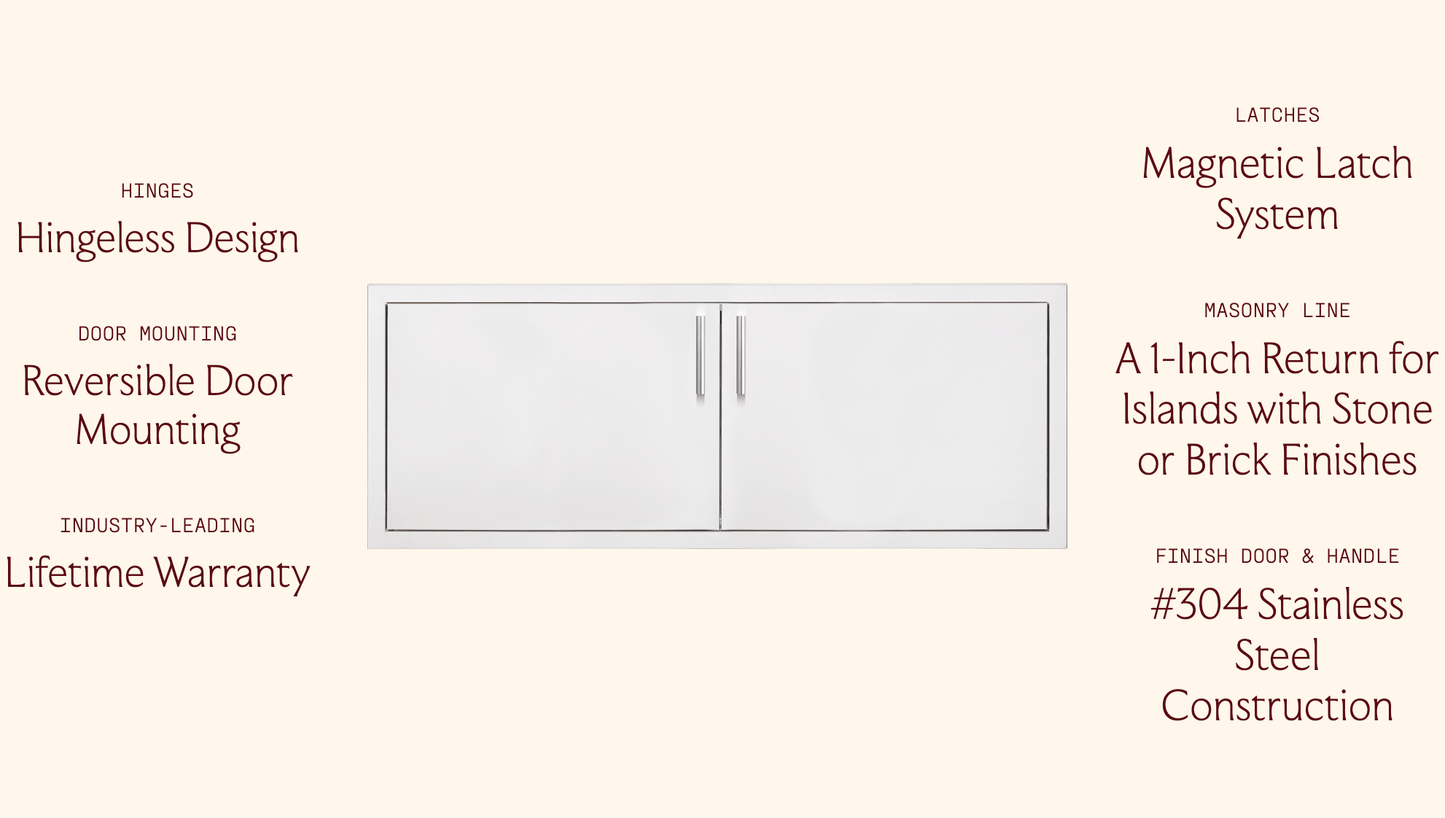 SUMMERSET™ 45" Double Access Door with Masonry Frame