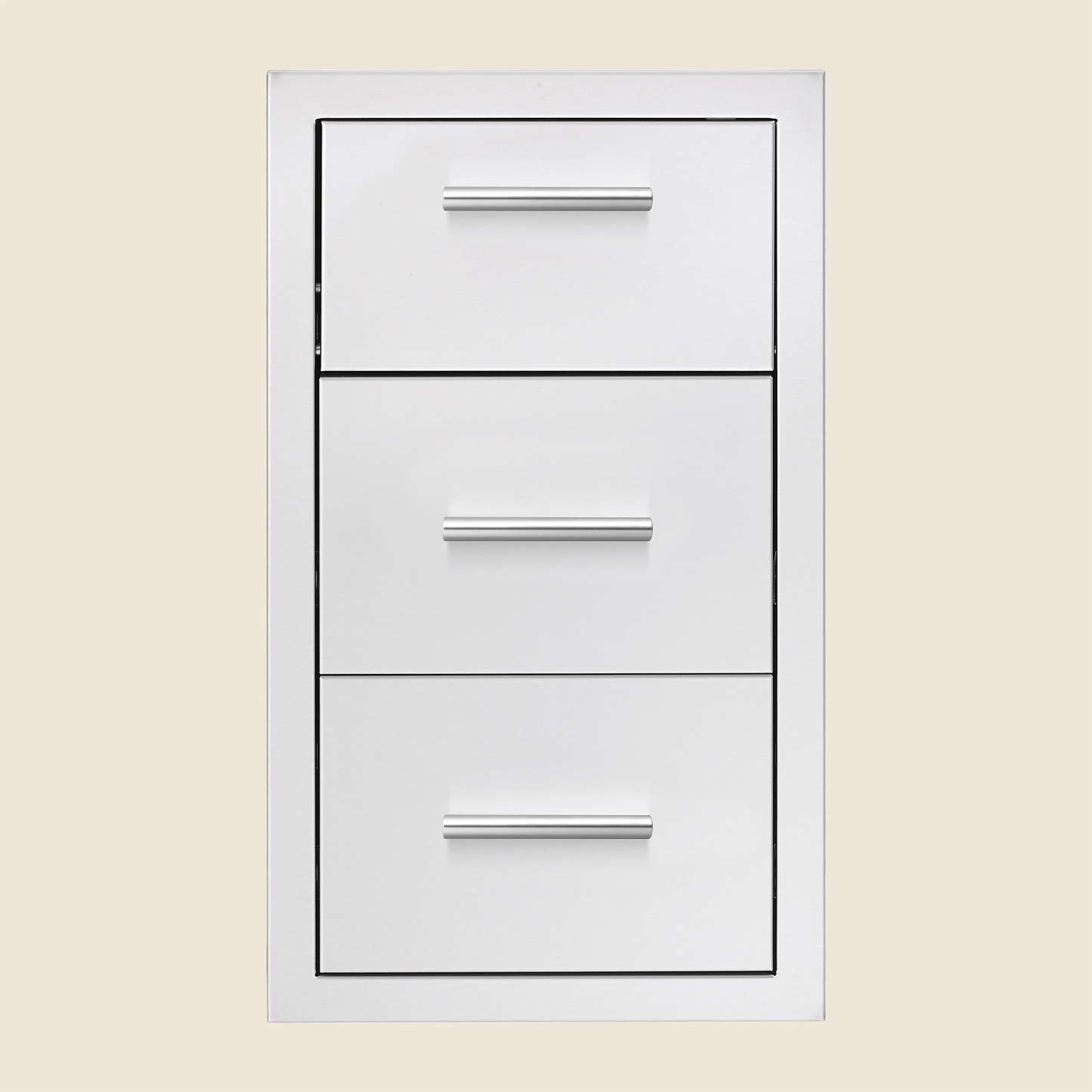 SUMMERSET™ 17″ Vertical 2-Drawer & Paper Towel Holder Combo with Masonry Frame