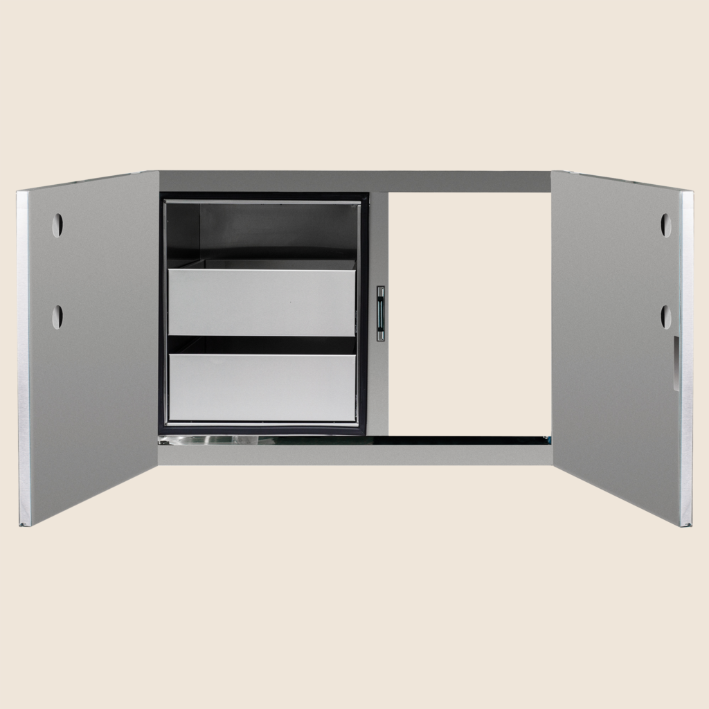 SUMMERSET™ 36" 2-Drawer Dry Storage Pantry & Access Door Combo