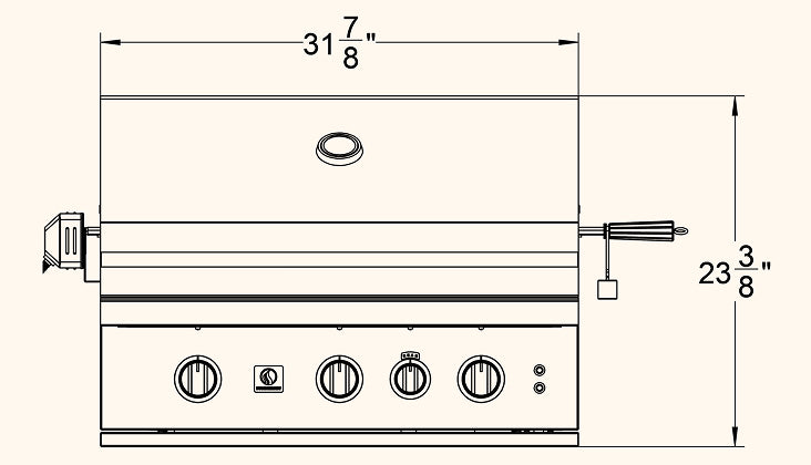 SUMMERSET™ TRL Pro 32" Built-In Grill [2 Fuel Types]