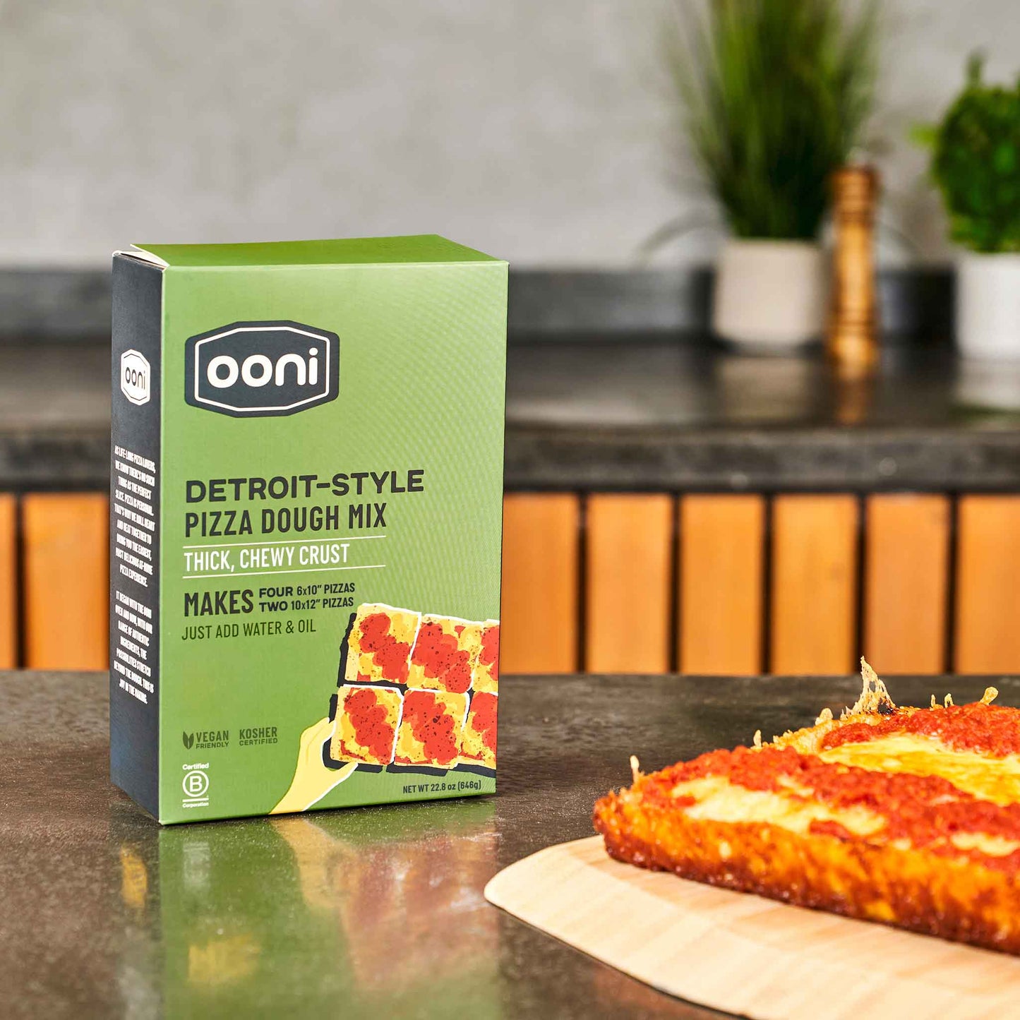 Ooni™ Detroit-Style Dough Mix — 22.8oz Box (UU-F0008C)