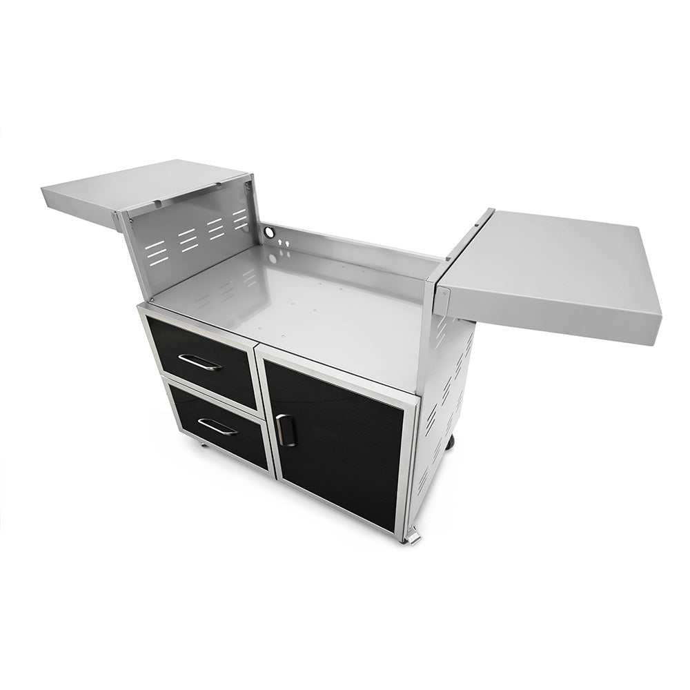 Wildfire 36" Freestanding Pre-Assembled Grill Cart [2 Color Options]