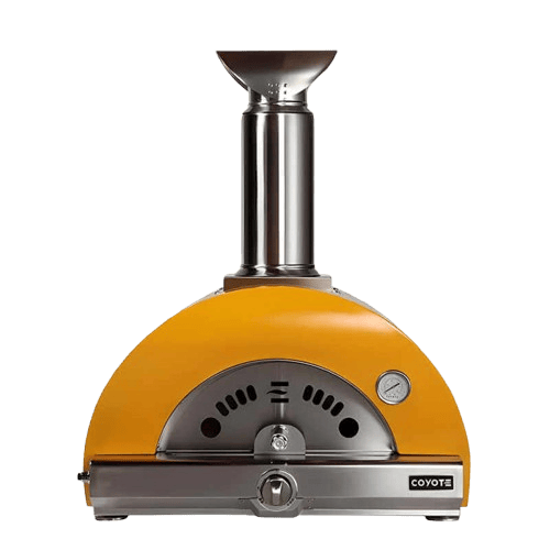 Coyote 30-inch Hybrid Multi-Fuel Pizza Oven in Yellow