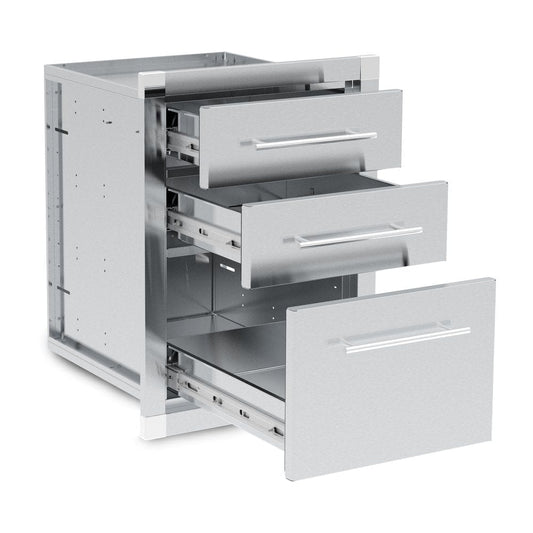 Broil King® Enclosed Stainless Steel 3-Drawer Assembly