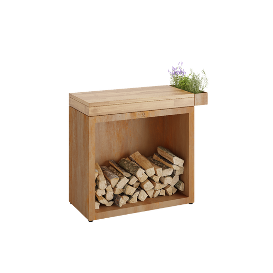 OFYR® Butcher Block Storage 90 - 4 Color Options — Main Image with transparent background