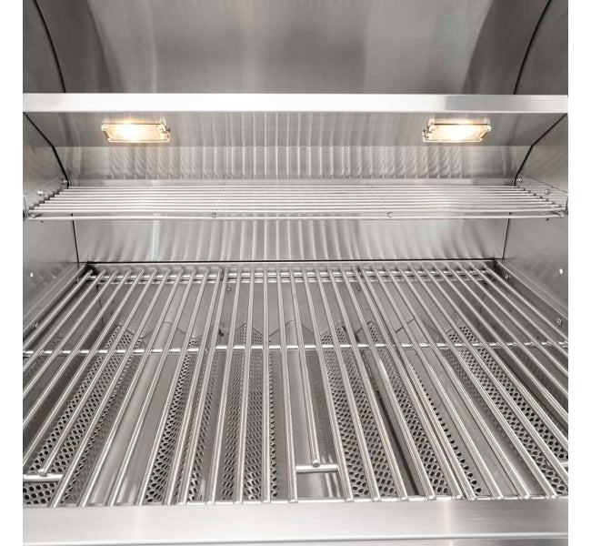 Interior cooking surface of Coyote C-Series 30-inch built-in gas grill