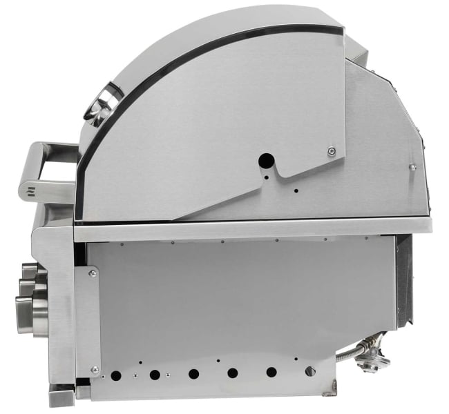 Side view of Coyote C-Series 30-inch built-in gas grill