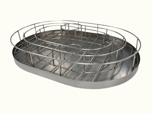 Primo® Rib and Chicken Holder with Drip Tray (PGXLGRC) — Main Image with transparent background
