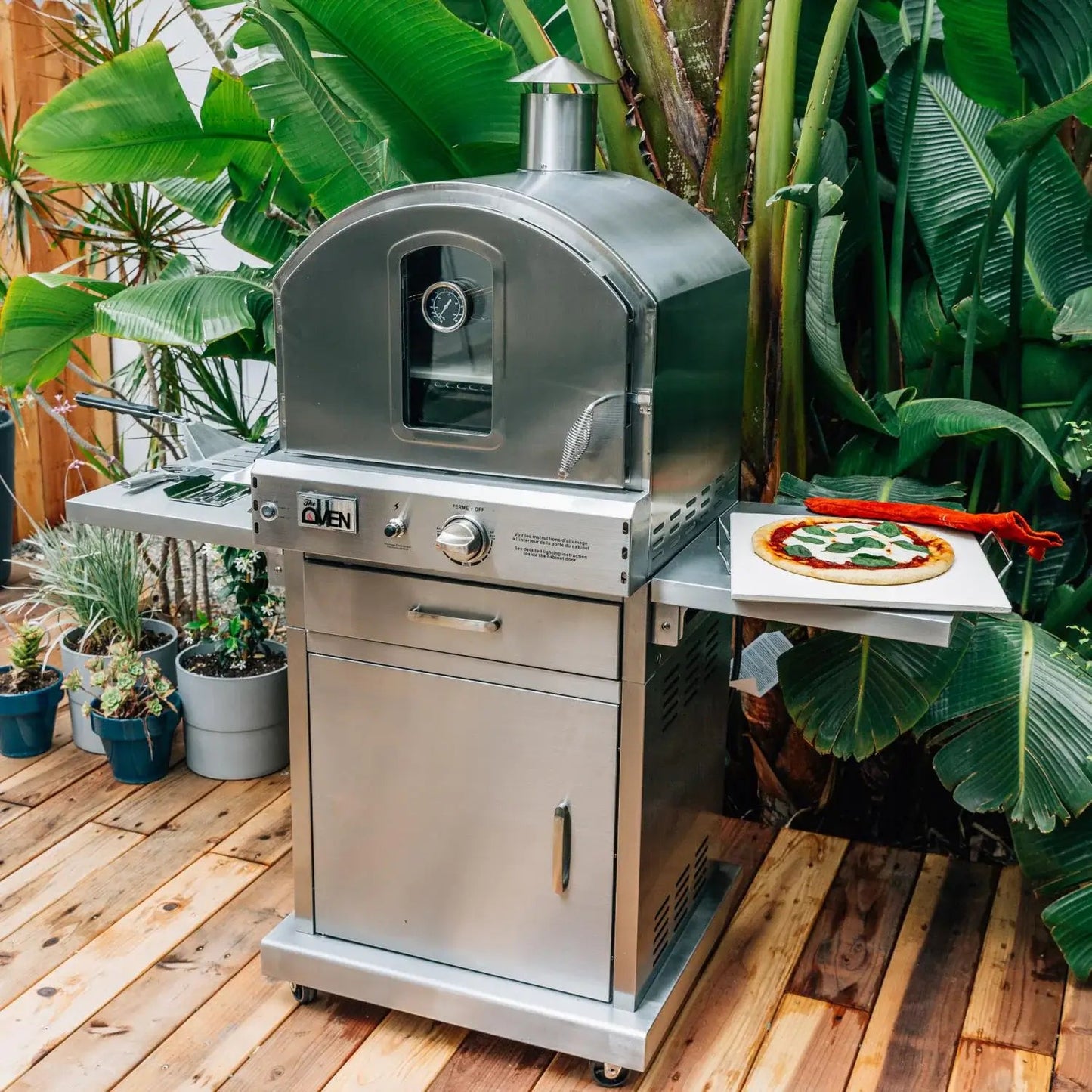 SUMMERSET™ Outdoor Freestanding Gas Pizza Oven [NG or LP]
